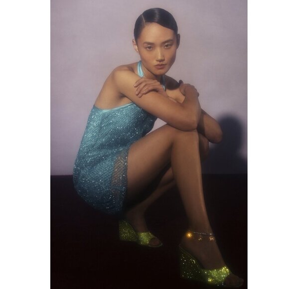 Diotima - Exclusive Queen Mini Dress In Sequin Size XS New - Picture 2 of 10